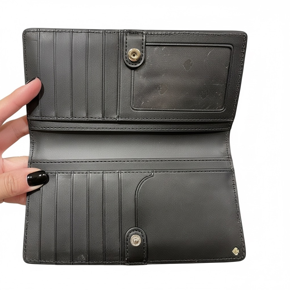 🖤 Kate Spade Long Wallet | Black & Blush | New Condition 🖤 - Picture 4 of 5
